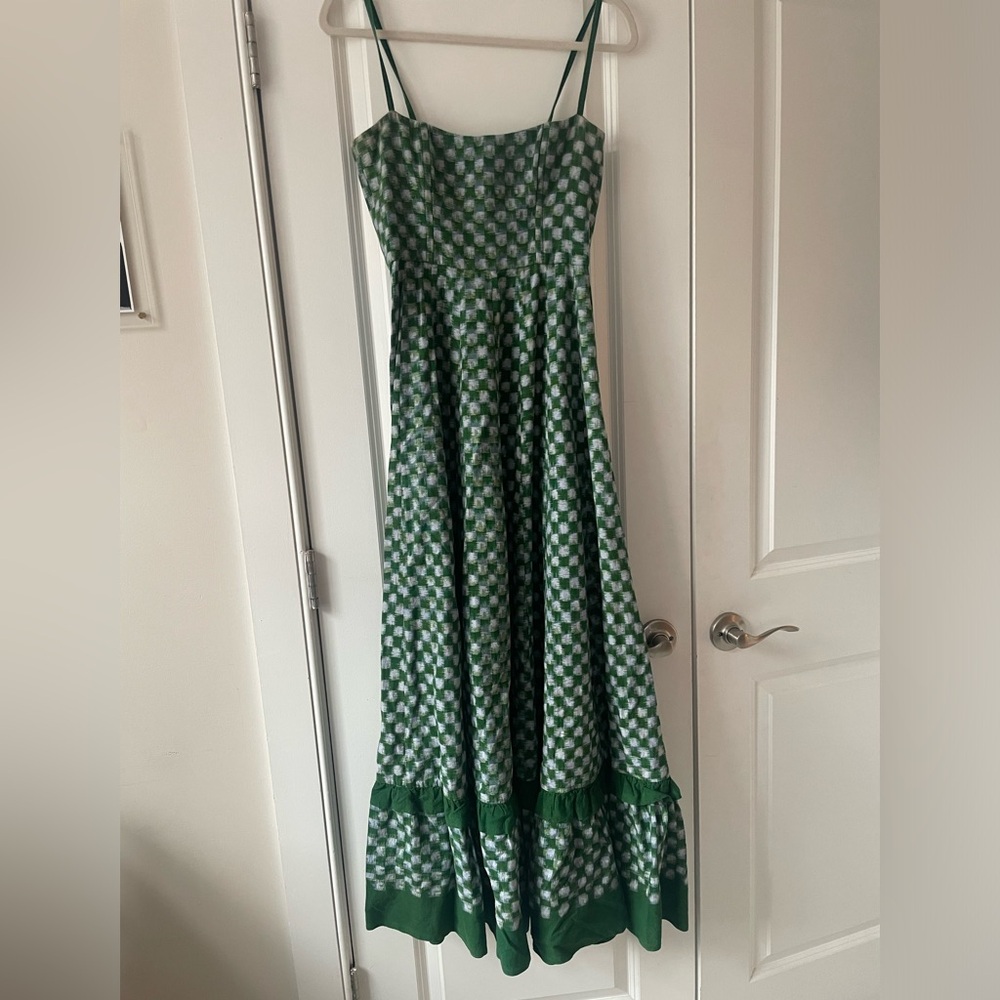 De castro Green Checkmate dress Size Small